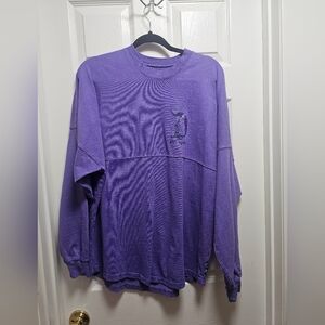Disneyland Resort Spirit Jersey Purple Size S Long Sleeve Excellent Condition